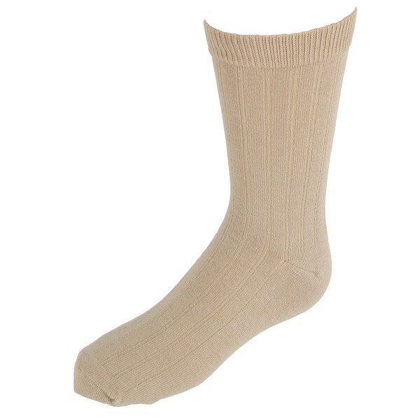 Jefferies Socks Kids' Cotton Ribbed Uniform Crew Socks. Opens flyout.