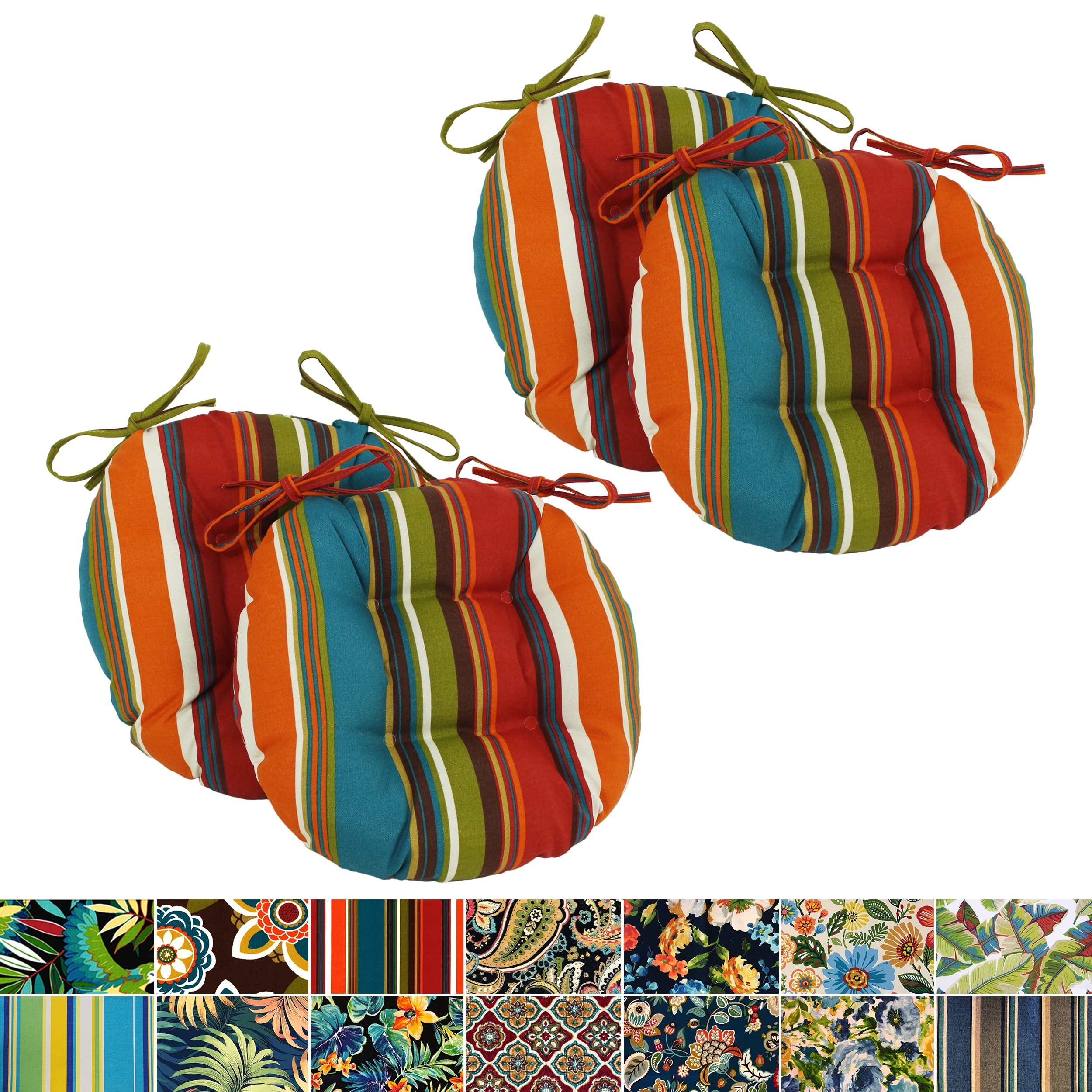 16 inch round discount outdoor chair cushions