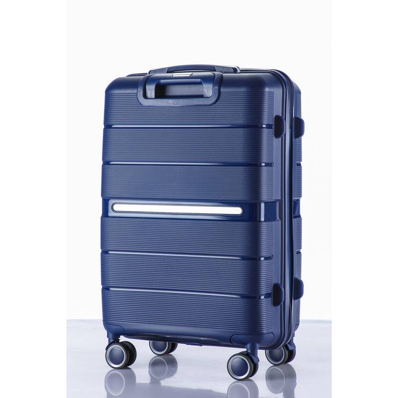 Luggage 4 Piece Set, PP Expandable Hardside Lightweight Luggage Set Clearance Suitcases (14/20