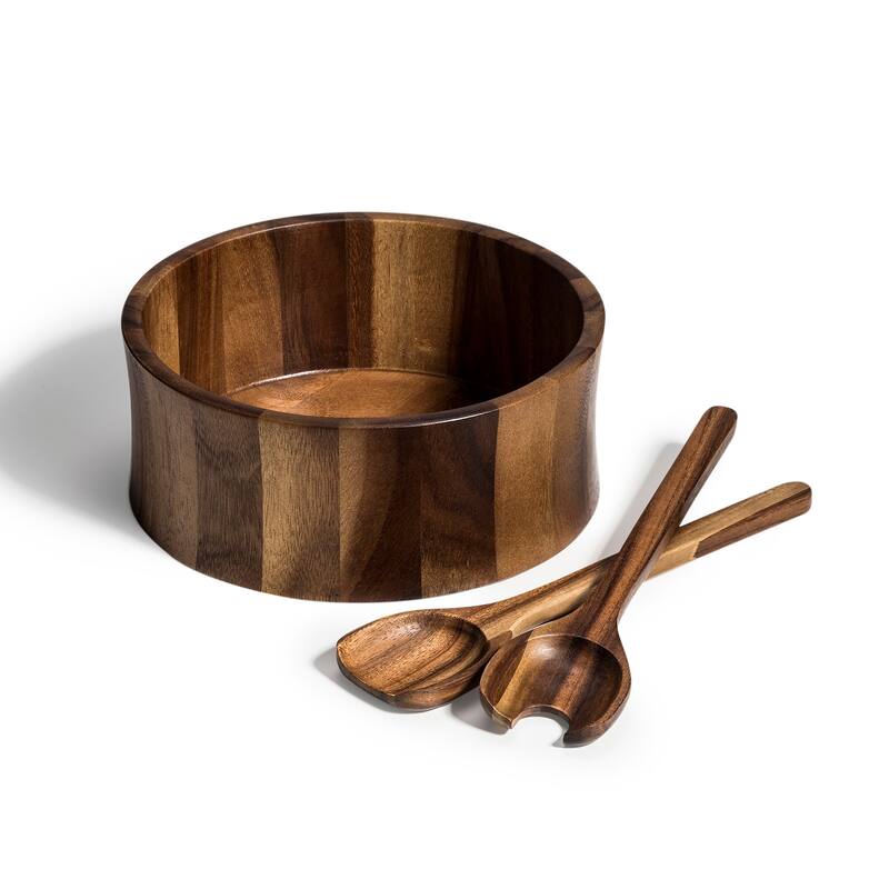 Large Salad Bowl with Servers