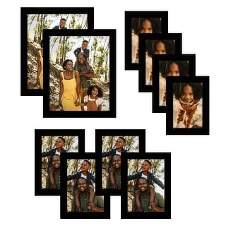 Family Two 8 x 10 Four 5 x 7 Four 4 x 6 Dark Brown for Wall or