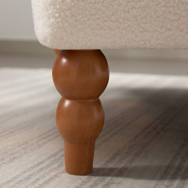 Beige Lounge Chair Reading Chair Armchair Corner Chair