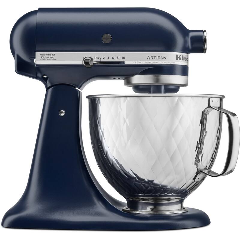 KitchenAid 5-Quart Tilt-Head Quilted Stainless Steel Bowl