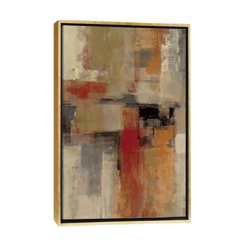 iCanvas "Intersection Crop I " by Silvia Vassileva Framed Canvas Print - Gold - 48x32