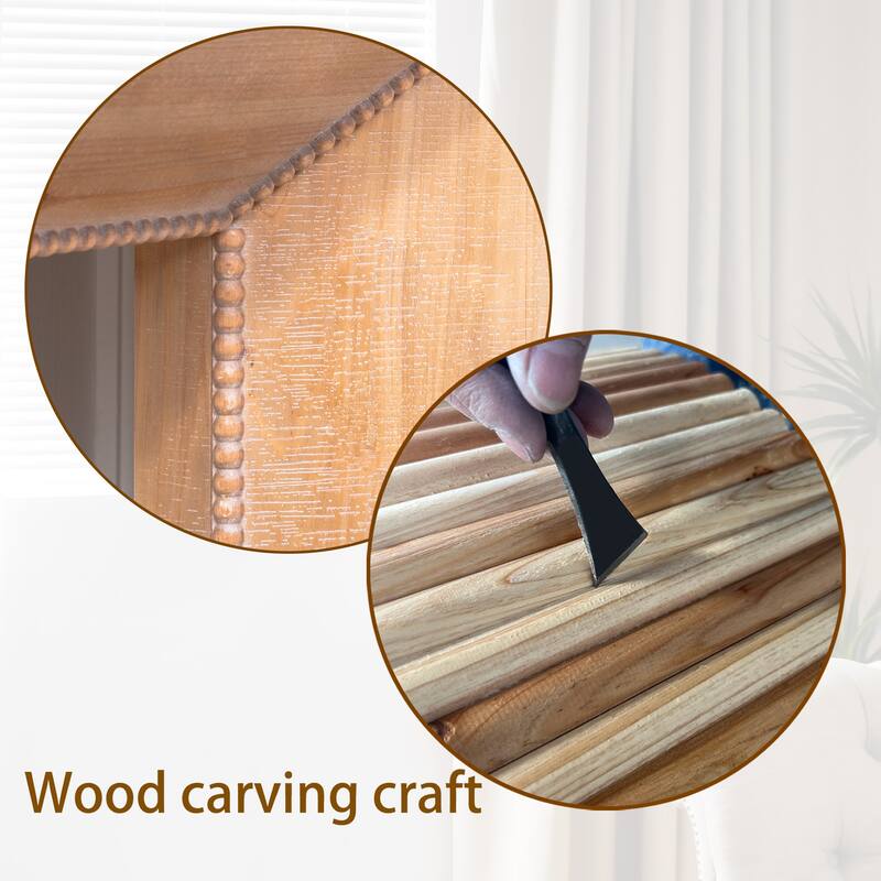 62" Modern Rustic Console Table for Entryway