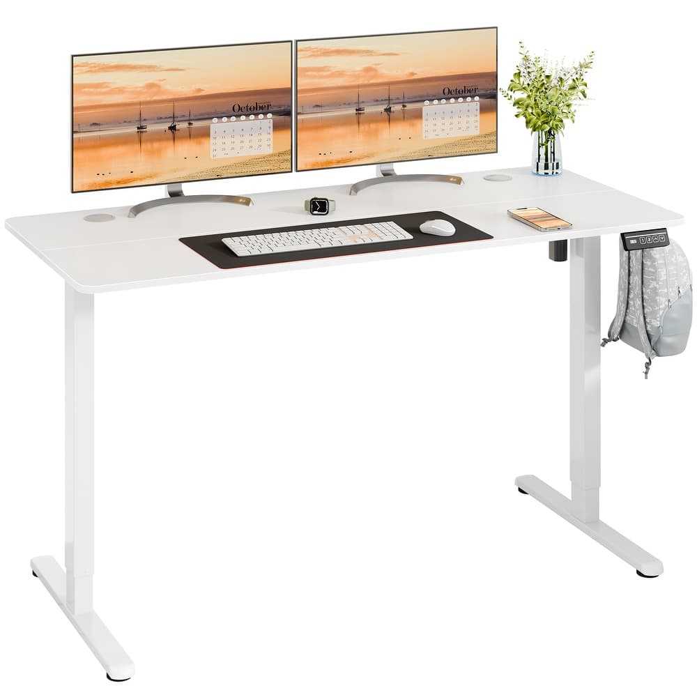 Futzca Height Adjustable Electric Standing Desk, Computer Office Desk