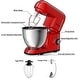 preview thumbnail 6 of 16, 4.3 Qt 550 W Tilt-Head Stainless Steel Bowl Electric Food Stand Mixer - 13.2" x 9.4" x 12.1" (L x W x H)