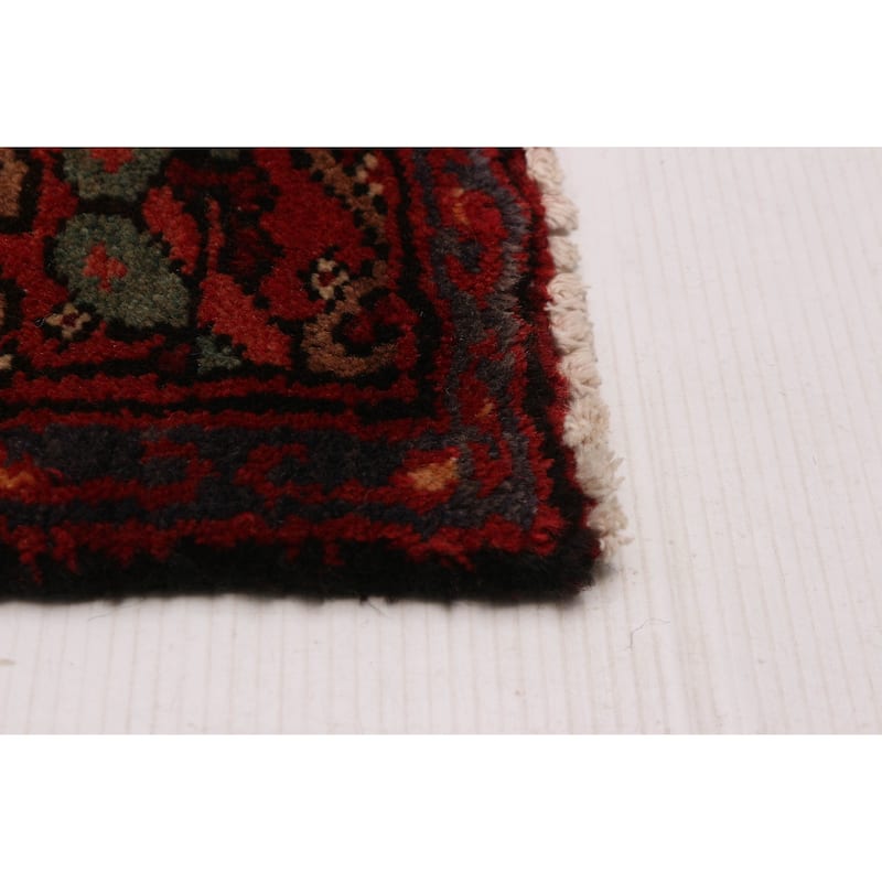 ECARPETGALLERY Hand-knotted Andelz Dark Navy Wool Rug - 3'4 x 9'10