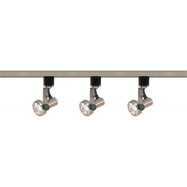 Nuvo Lighting TK353 Three Light MR16 Gimbal Ring 120V Track Kit - Brushed nickel - N/A