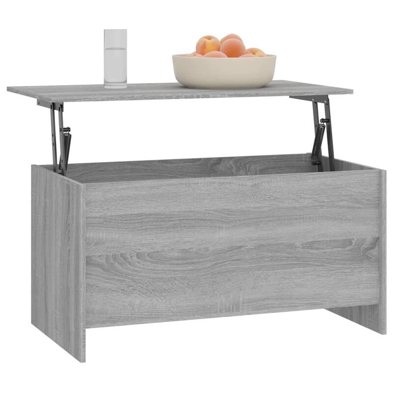 vidaXL Coffee Table Lift Top End Table Accent Side Sofa Table Engineered Wood - 40.2"x21.9"x20.7"