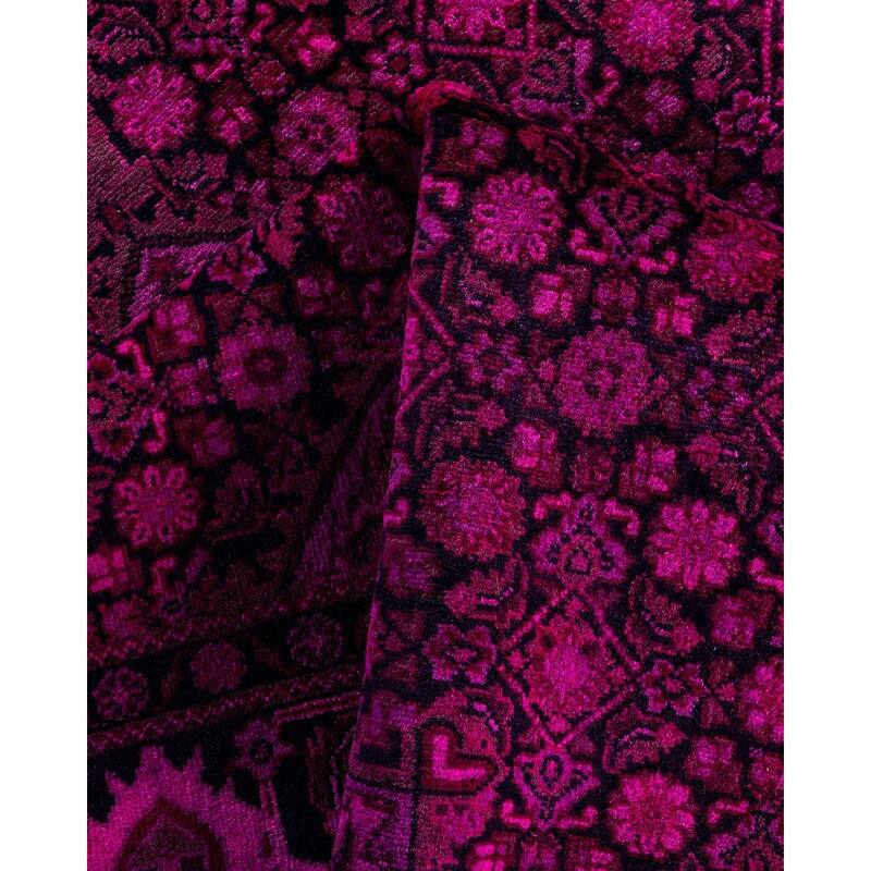 Fine Vibrance One-of-a-Kind Handmade Area Rug - Pink, 4' 10" x 6' 6" - 4' 10" x 6' 6"