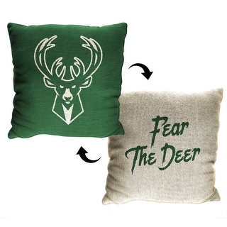 Invert Bucks 2Pk Double Sided Jaquard Pillow - Bed Bath & Beyond - 38370325