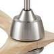 preview thumbnail 39 of 157, YUHAO SylvanAir Modern 52 in. Flush Mount Outdoor/Indoor Ceiling Fan with 3 Solid Wood Blades and DC Reversible Motor