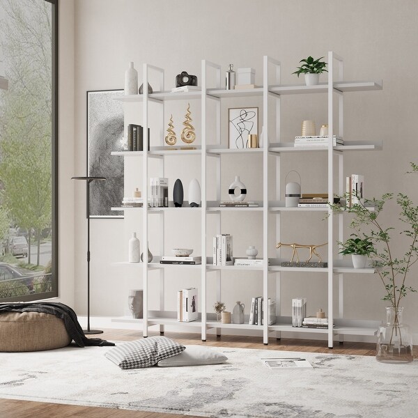 Vintage Industrial Style Shelf with Metal Frame - Bed Bath