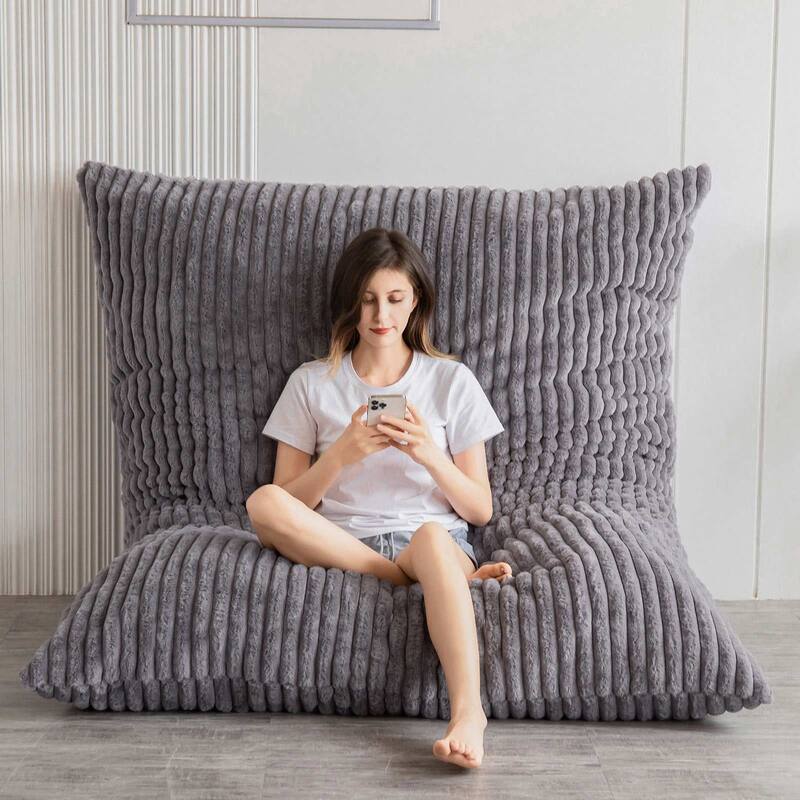 3 in 1 Convertible Bean Bag Chair - Clear - Medium