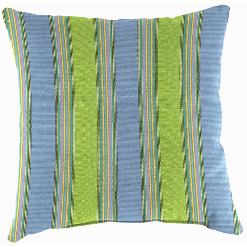 Sunbrella 16" x 16" Outdoor Throw Pillow - 16'' L x 16'' W x 4'' H - Bravada Limelight
