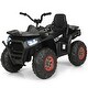 preview thumbnail 17 of 30, 12V Kids Electric 4-Wheeler ATV with 2 Speeds and LED Lights - 44.5" x 27" x 30" (L x W x H)
