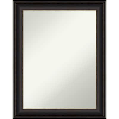 Non-Beveled Bathroom Wall Mirror - Trio Oil Rubbed Bronze Frame