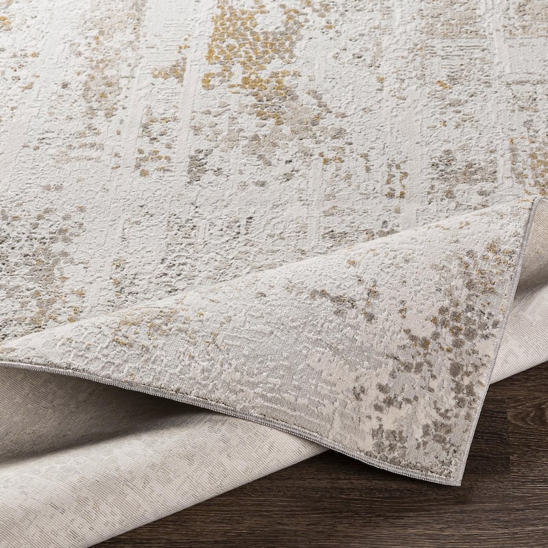 Livabliss Shabby Chic Carmel Abstract Area Rug
