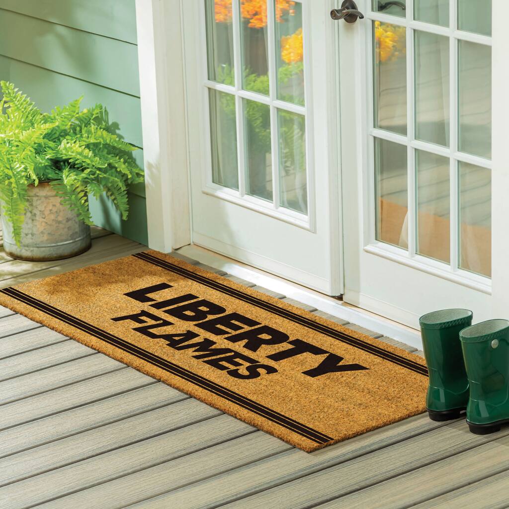 Liberty University Monochrome Indoor/Outdoor Coir Door Mat