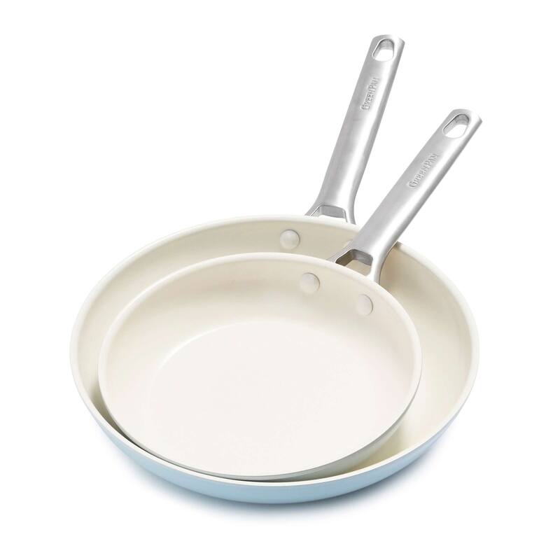 GreenPan Padova Ceramic NonStick Open Frypan Set 8''x10'' On Sale