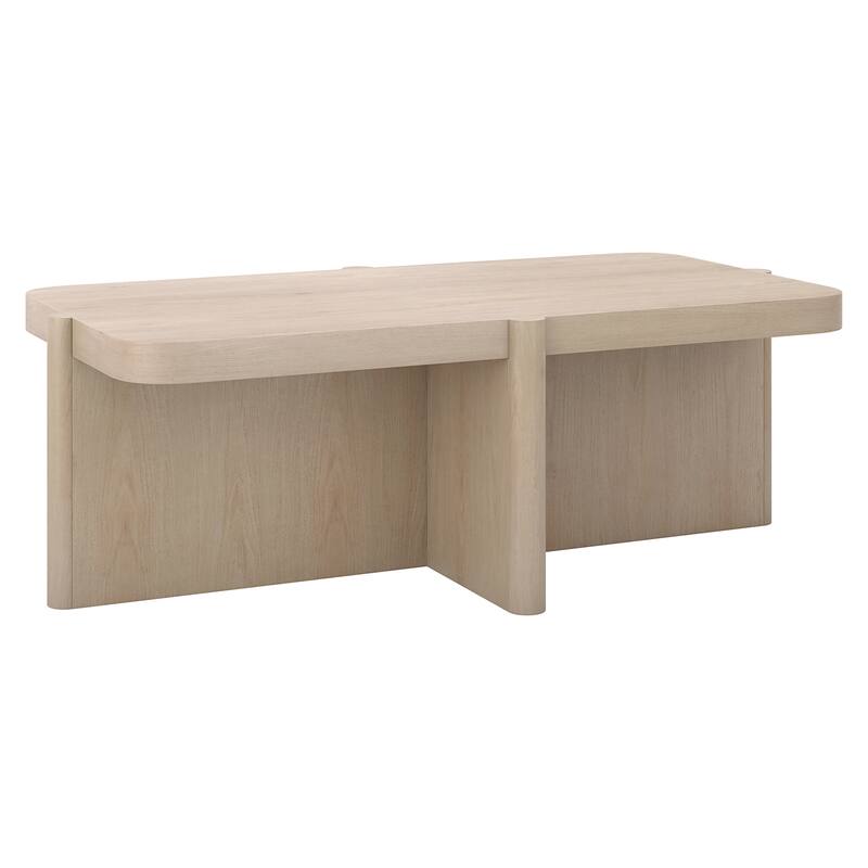 Laguna 45" Wide Rectangular Coffee Table - 45" Wide - Alder White