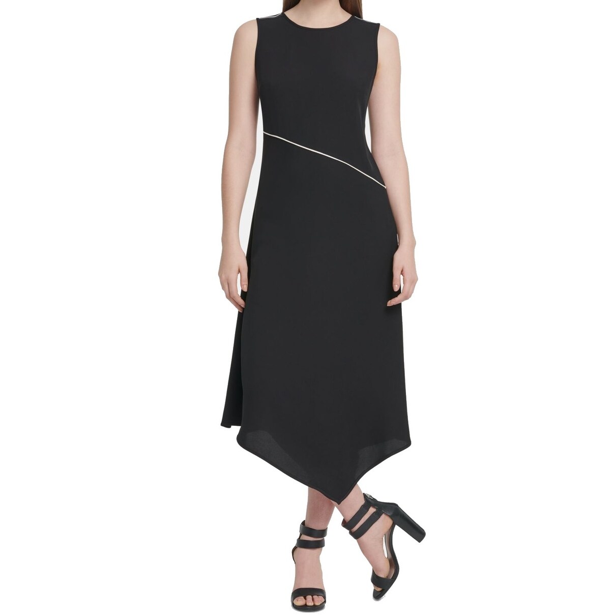 DKNY Womens Dresses Black Size 2 Sheath