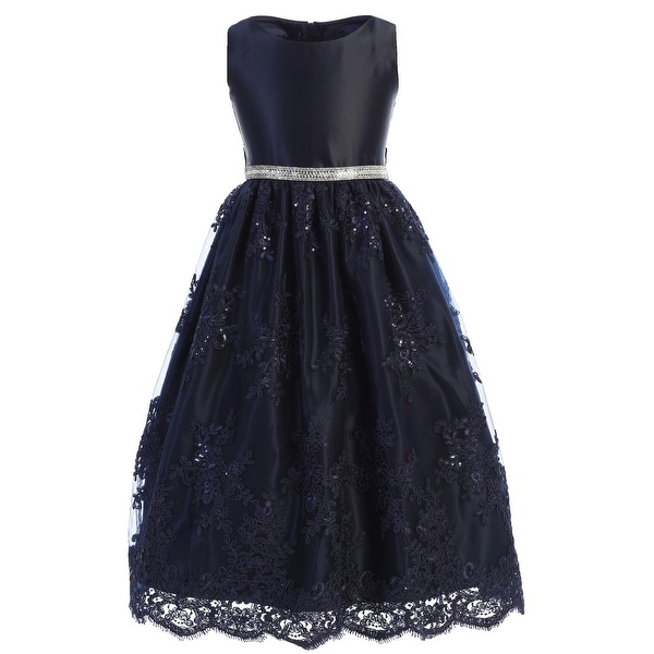 navy blue dress 2t
