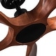 preview thumbnail 16 of 157, YUHAO SylvanAir Modern 52 in. Flush Mount Outdoor/Indoor Ceiling Fan with 3 Solid Wood Blades and DC Reversible Motor