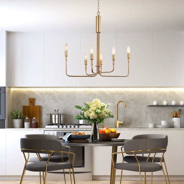 modern glam chandelier