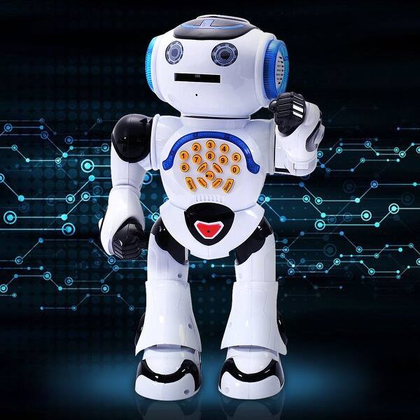 Shop Costway 1018i Infrared Rc A I Robot Intelligent Smart Phone Remote Control Toy Gift Overstock 17157396