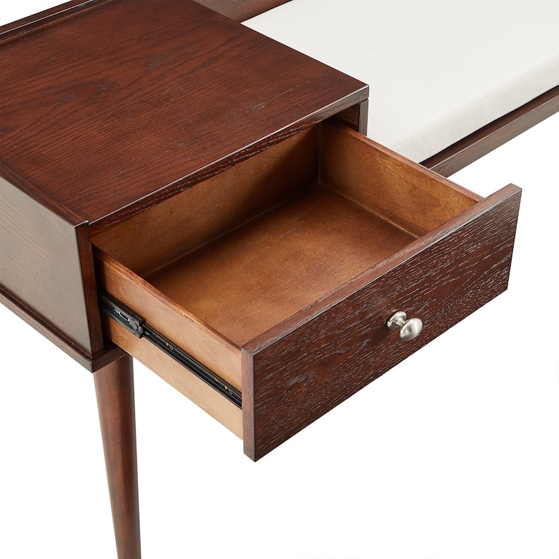 Niklas 1-drawer Cushioned Entryway Bench iNSPIRE Q Modern