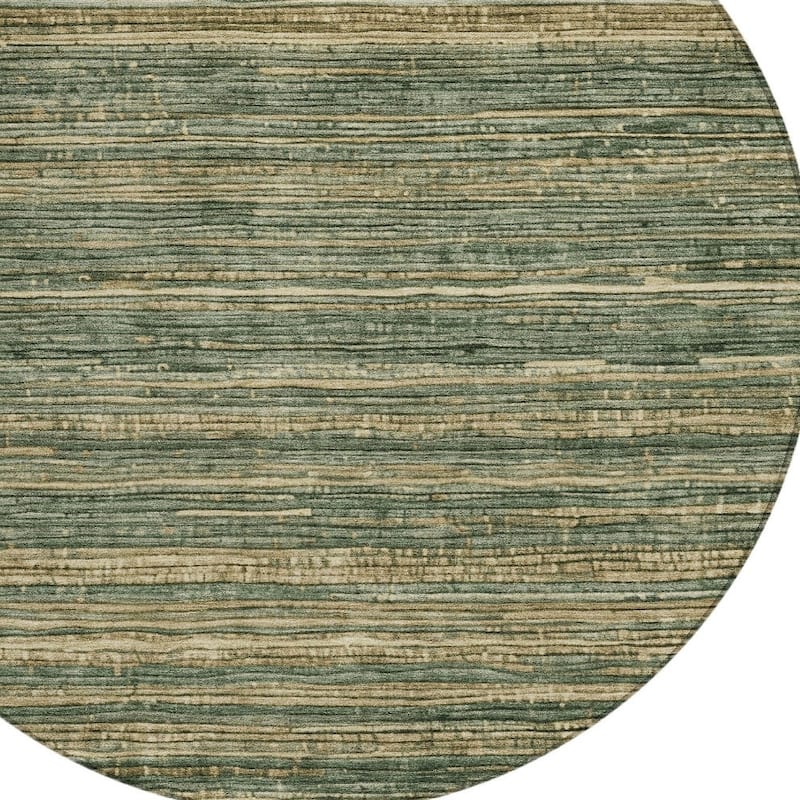 HomeRoots Striped Transitional Rectangle Outdoor Rug