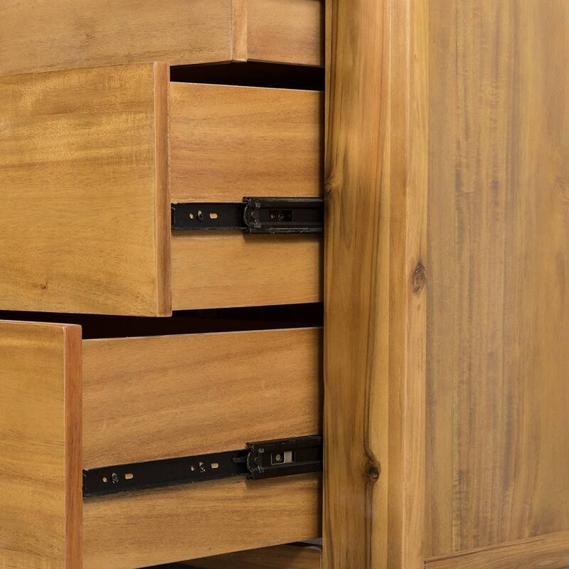 Spacious 6-Drawer Dresser, Ideal Bedroom Storage Closet Cabinet Organizer