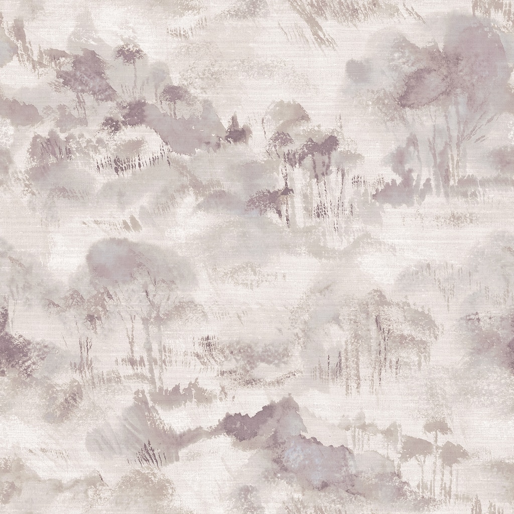 Scott Living Nara Grey Grey Toile Wallpaper