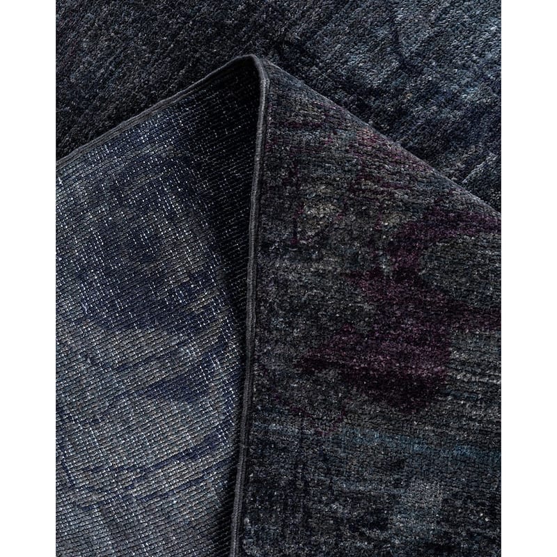 Vibrance One-of-a-Kind Hand-Knotted Area Rug - Gray, 5' 10" x 9' 1" - 5' 10" x 9' 1"