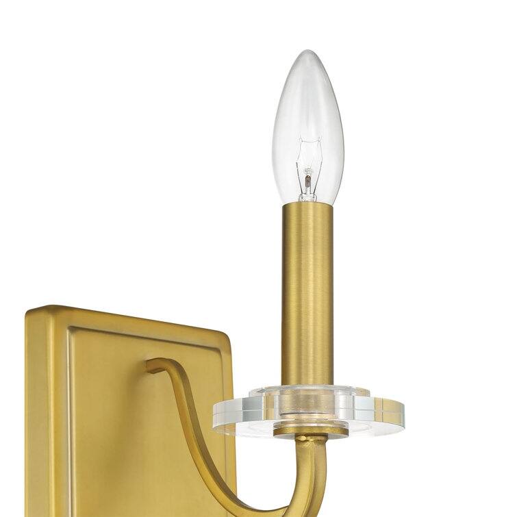Acroma 1light Modern Candle Gold Wall Light N/A Bed Bath & Beyond