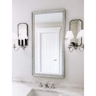 Frame My Mirror Silver Framed Vanity Mirror, Crenshaw Design