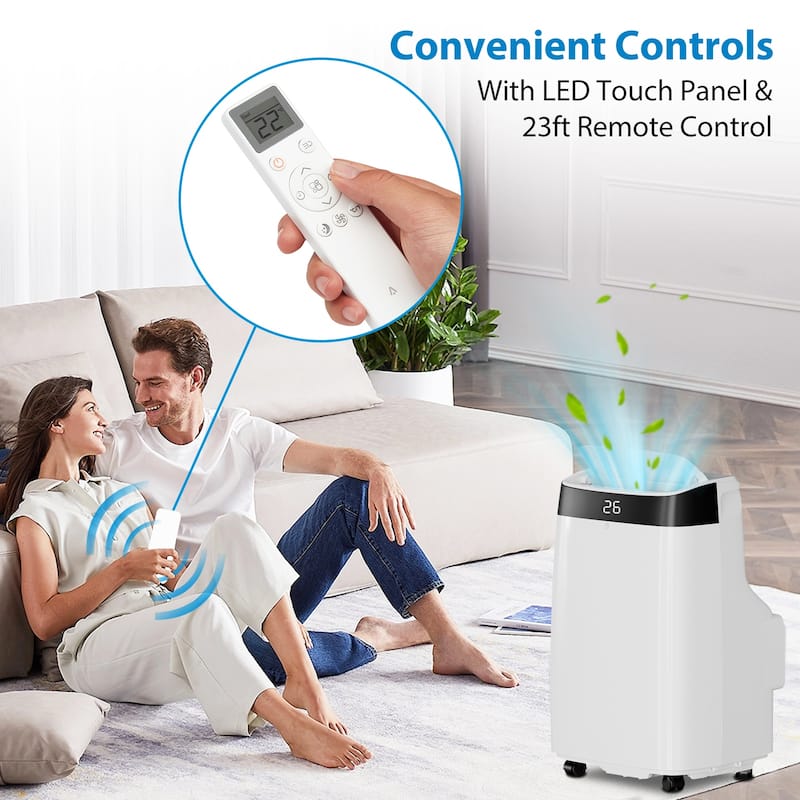 10000Btu Portable Air Conditioners Cool up to 450 Sq Ft, 24H Timer