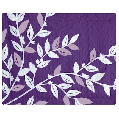 Unique Tonal Branches and Leaves Pillow Sham