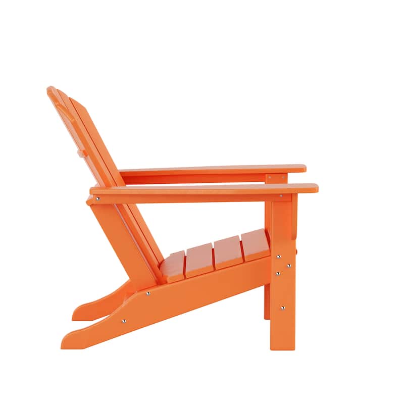 Altura Outdoor 5-Piece Adirondack Chair & Round Coffee Table Conversation Set