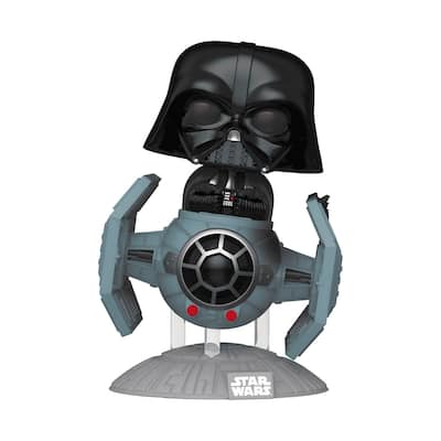 Funko POP! Rides Deluxe Star Wars Darth Vader Advanced X1 Starfighter Vinyl Figure (#742) - Multi-Color