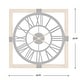 preview thumbnail 4 of 2, FirsTime & Co. Java Lexington Industrial Clock, Wood