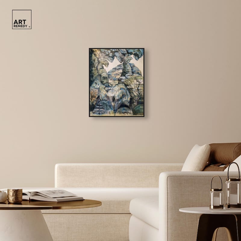 Trees in Bird Garden 1913 Canvas by Art Remedy