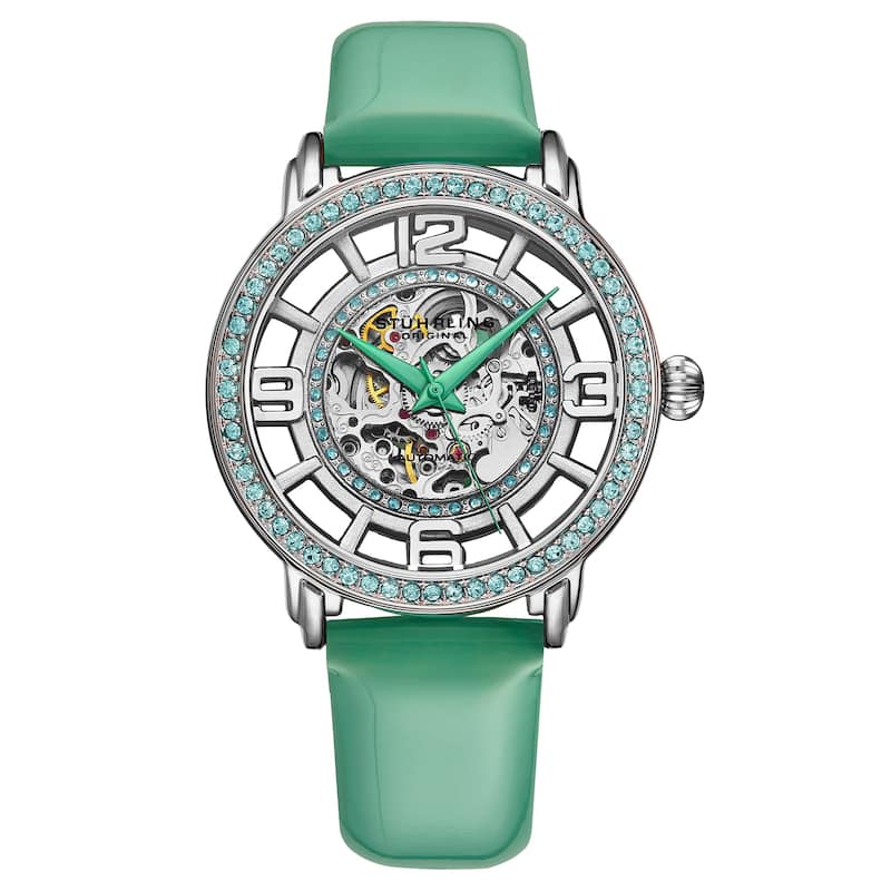 Stuhrling Original Winchester 3941 Automatic 38mm Skeleton - Green