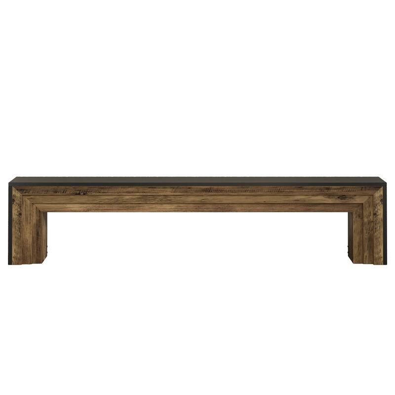 70.9" Extra Long Wooden TV Stand for 75-Inch TVs, Entertainment Center Media Console for Living Room