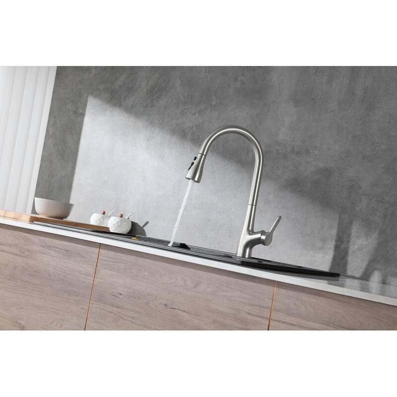 Indigo Home Single Handle Pull Down Sprayer Kitchen Faucet