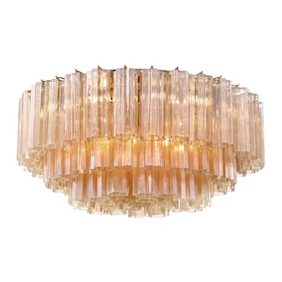 Crystorama Lighting Group ADD-331-AM Addis 16 Light 32" Wide Flush