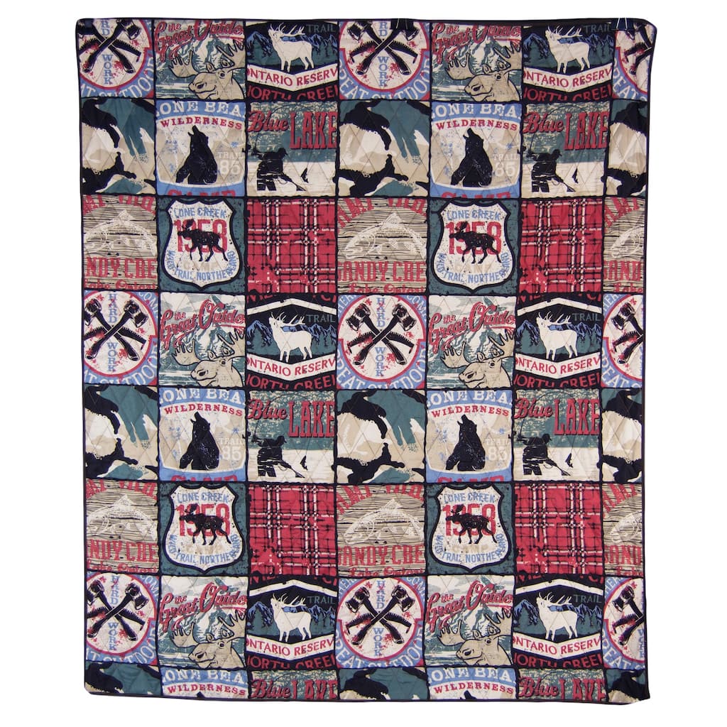Your Lifestyle by Donna Sharp The Great Outdoors Microfiber Throw