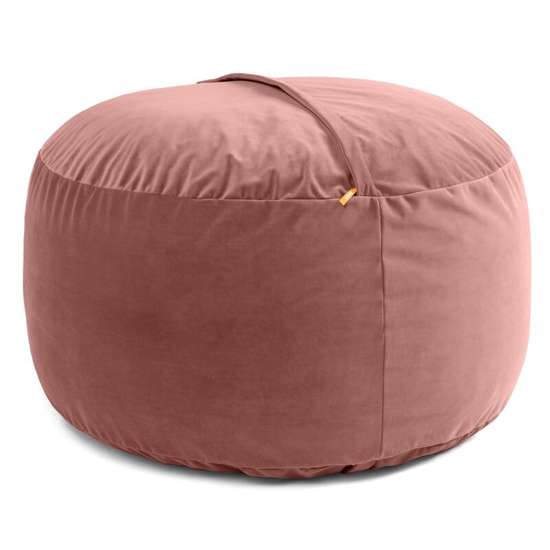Jaxx Saxx 4ft - Large Round Bean Bag for Adults - Lush Velvet